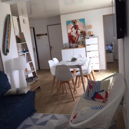 Daire T3 Front De Ocean - 22m2 Terrasse -2 Piscines -wifi-parking Lacanau